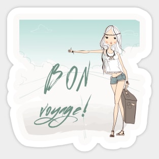 Bon Voyage! Sticker